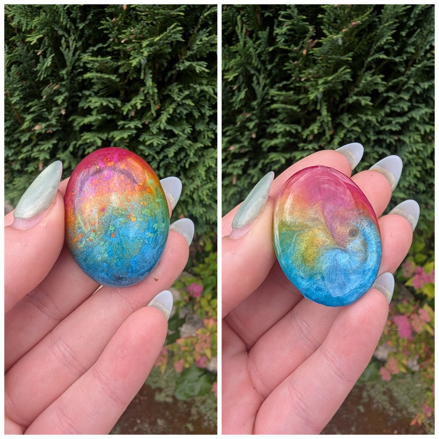 rainbow oval