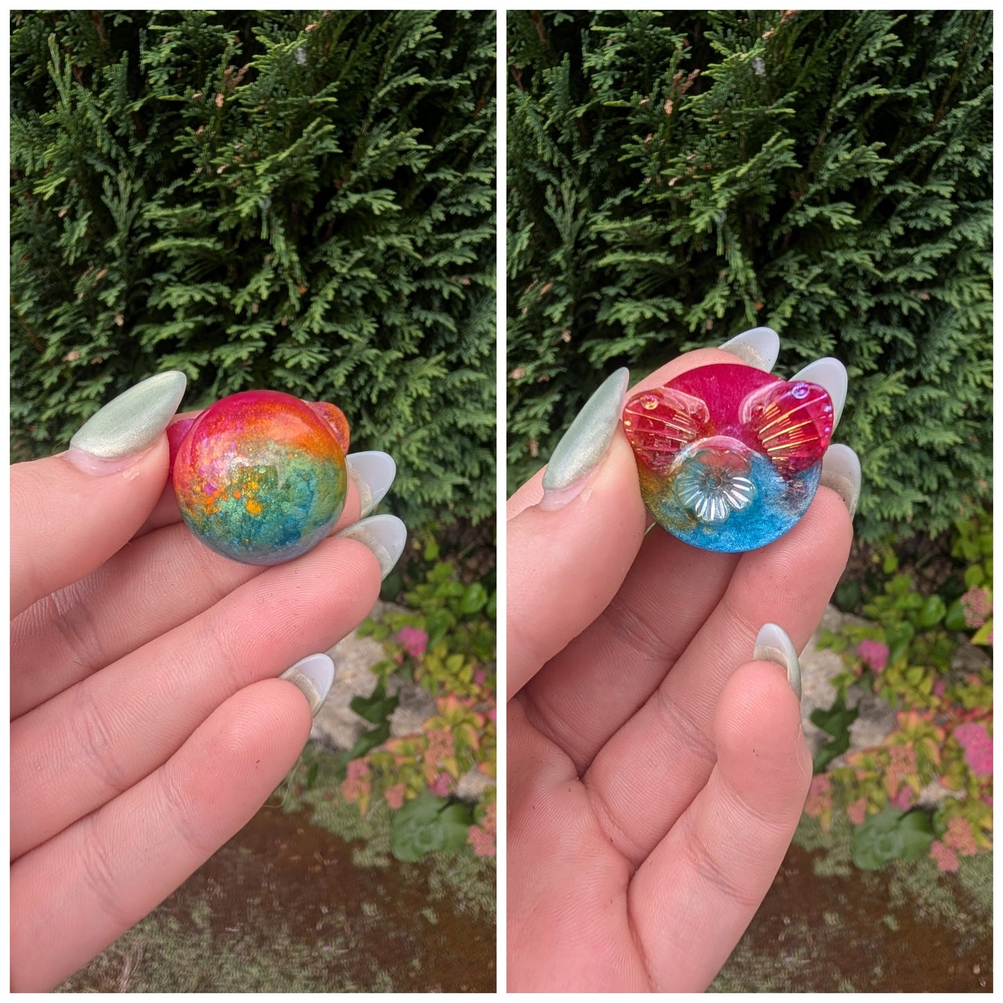 Rainbow circle piece
