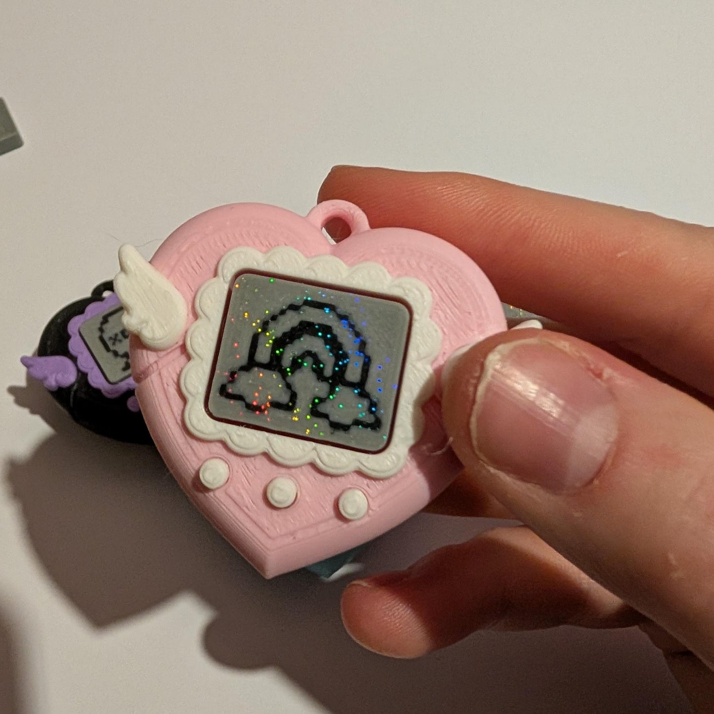 Build your own V-pet fidget clicker! Fidget toy virtual pet retro gaming gift