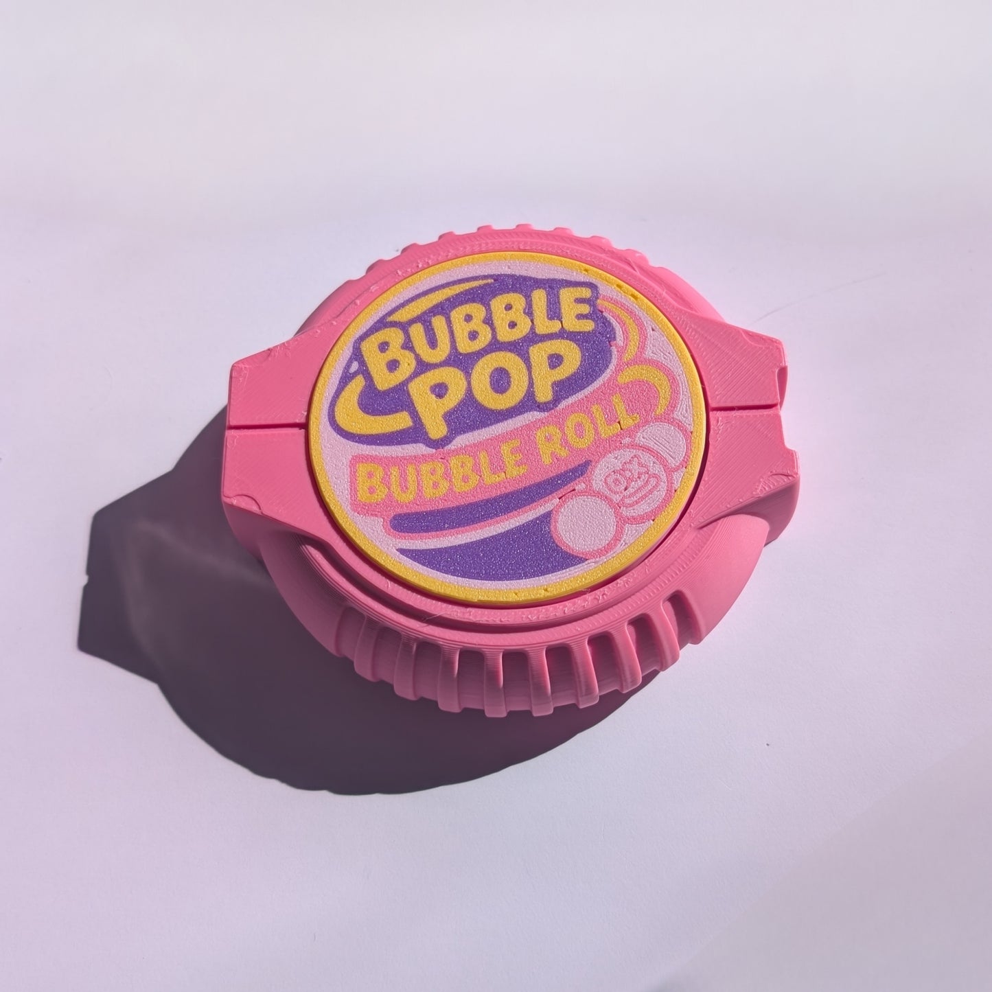 Bubble gum, bubble pop large fidget clicker