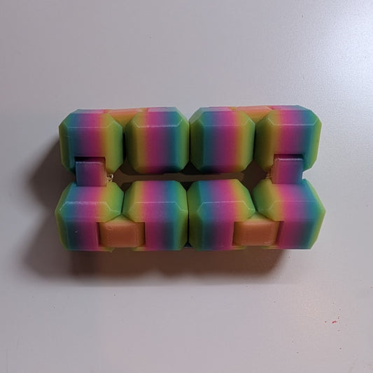 Rainbow infinity cube